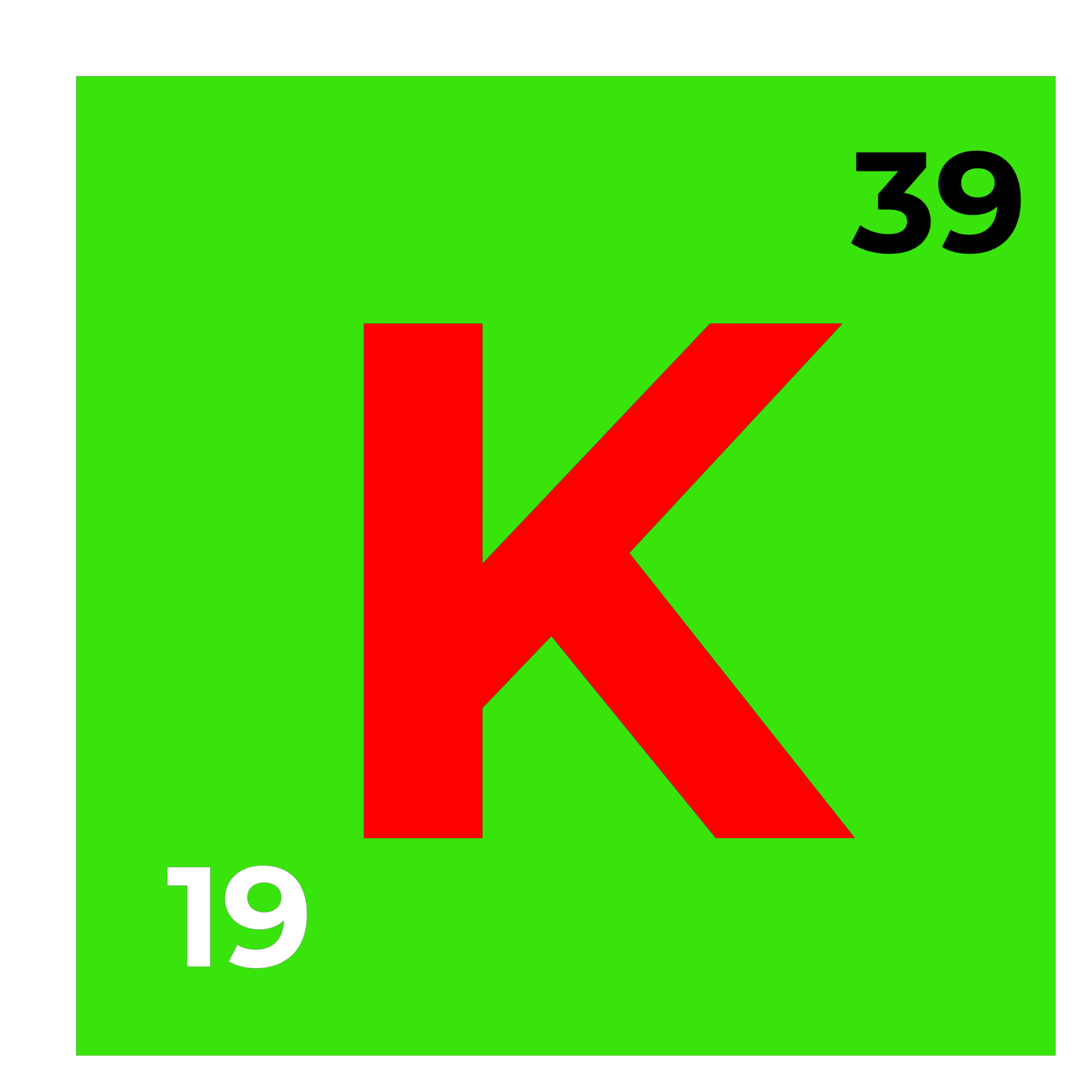 صورة عنصر البوتسيوم